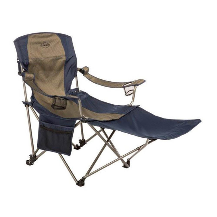 Bag chair with discount footrest